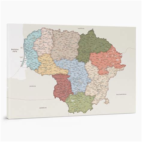 Žemėlapis su parduotuvių vietomis