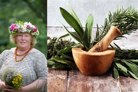 Adelė Karaliūnaitė renka žoleles gamtoje