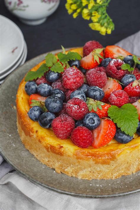 Vokiškas sūrio pyragas Käsekuchen