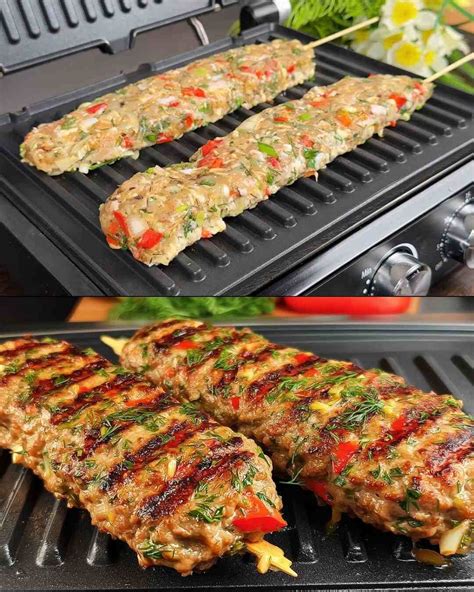 Vytintos mėsos juostelės ant grotelių orkaitėje