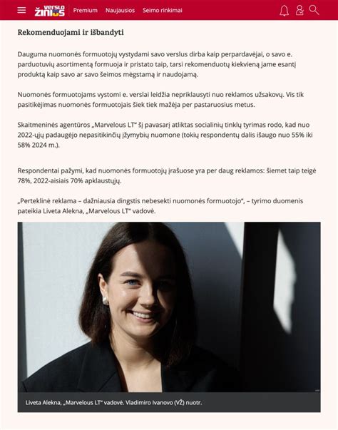 Nuomonės formuotojo veiklos infografika