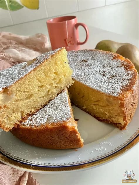 Itališkas Torta all'arancia pyragas su sirupu