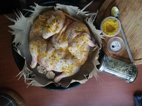 Vištos marinavimas prieskoniais