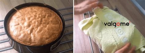 Iškepęs ir atvėsintas biskvitas