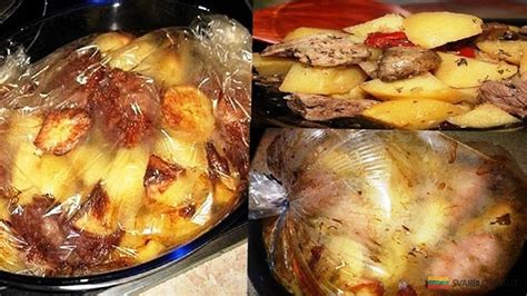 mėsa folijos rankovėje