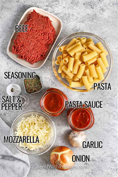 Makaronų padažo ingredientų pasirinkimo schema