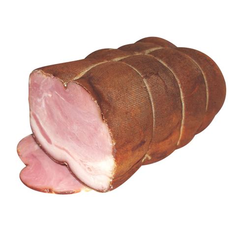 Pjaustomas rūkytas kumpis