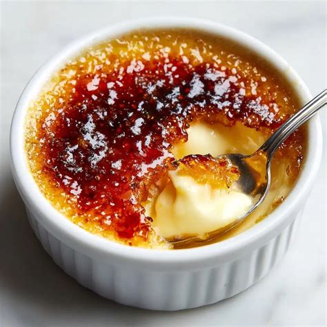 Crème brûlée su karamelizuotu cukraus sluoksniu