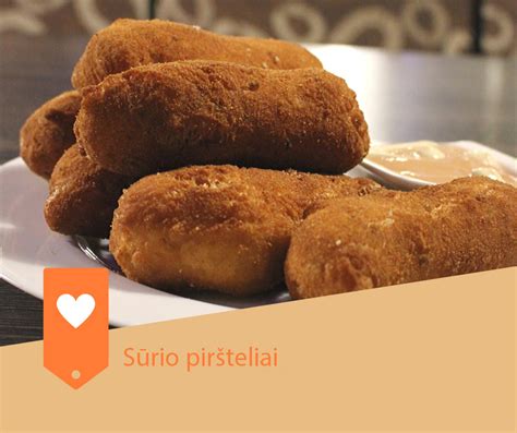 Grafo sūrio piršteliai - Klaipėdos kulinarinis simbolis