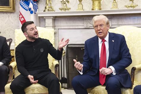 JAV prezidentas D. Trumpas ir Ukrainos prezidentas V. Zelenskis Baltuosiuose rūmuose