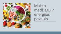 Maisto produktai ir energijos matavimas
