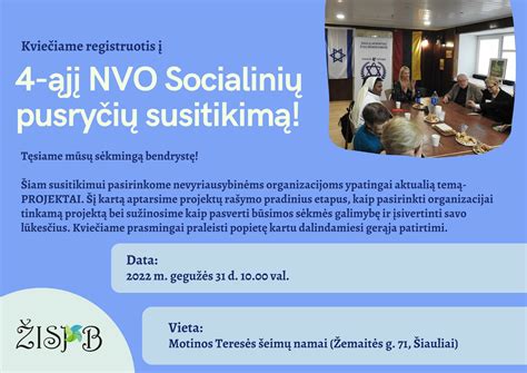 NVO atstovų susitikimas Šiauliuose