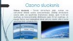 Ozono sluoksnio ir jo nykimo schema