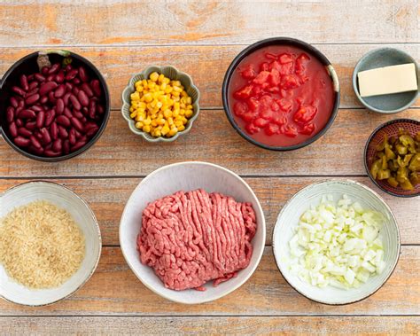 Meksikietiško čili troškinio ingredientai
