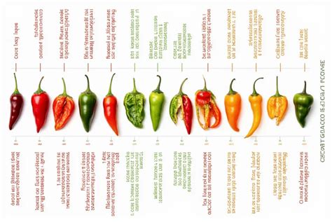 Scoville skalės iliustracija