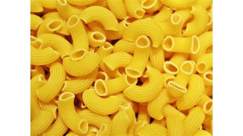 Makaronų paviršiaus tekstūra