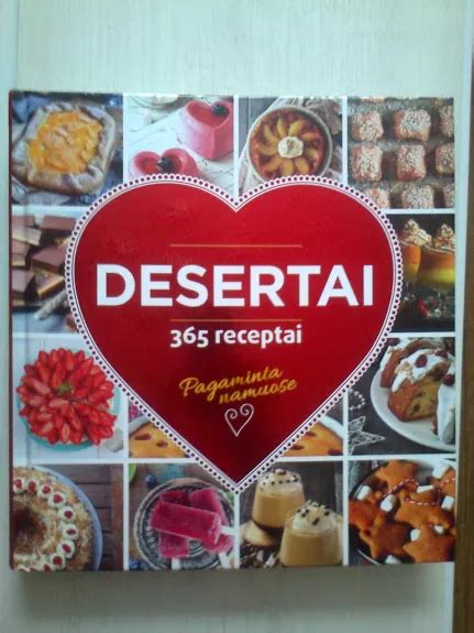 Viršelis knygos „Desertai. 365 receptai“