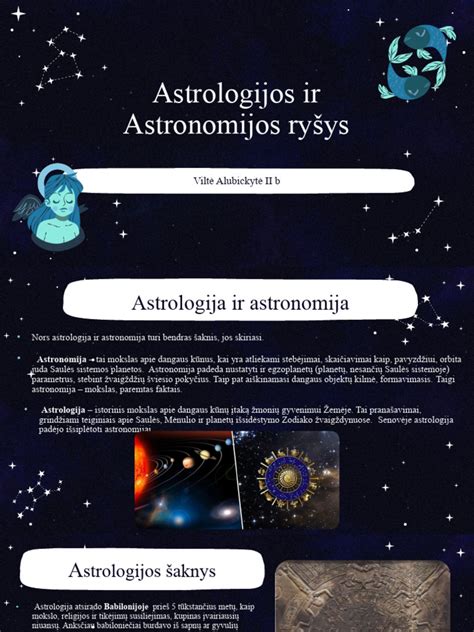 Astronomijos ir astrologijos palyginimas