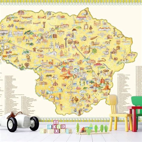 Madeiros žemėlapis su pagrindiniais miestais