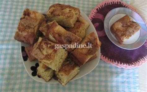 klasikinis obuoliu pyragas