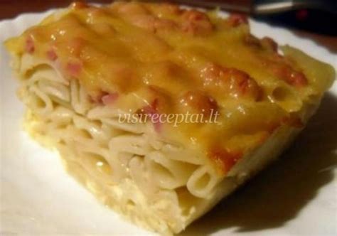 Makaronų sluoksniuotis su Nduja dešra