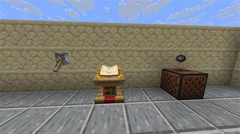 Įvairių blokų sąveika su Redstone komparatoriumi