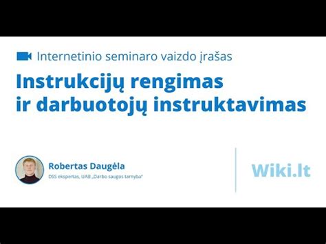 Instrukcijų saugumas ir tinkami įrankiai