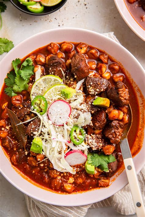 Pozole sriubos dubenėlis