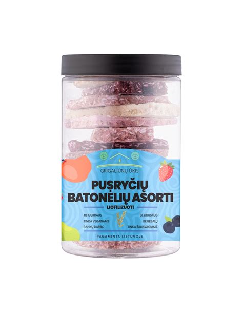 Asorti paleo batonėlių nuotrauka