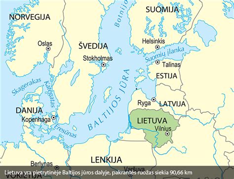 Ventės rago pusiasalio žemėlapis ir geografinė padėtis