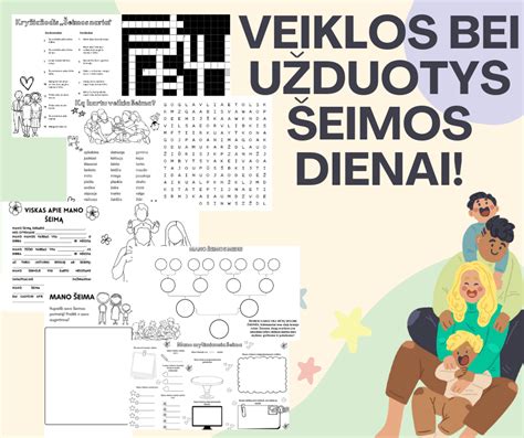 jaukus stalas su įvairiais pyragais šeimos dienai