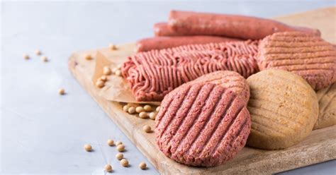 Mėsos pakaitalų asortimento pavyzdžiai