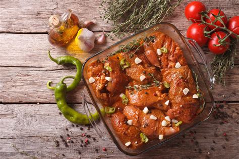 Mėsa marinate