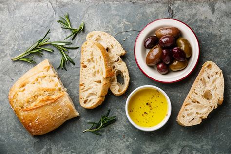 Ciabatta duona su alyvuogių aliejumi