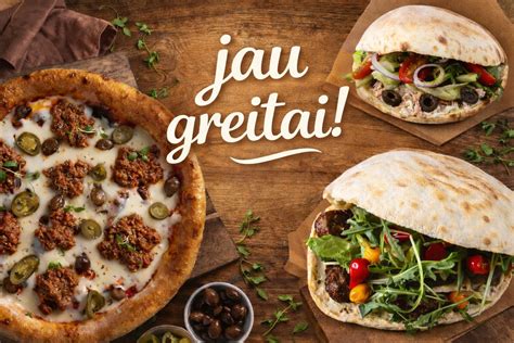 Platus picos, burgerių, makaronų ir traškios vištienos pasirinkimas