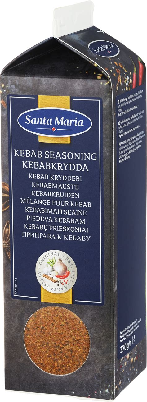 Santa Maria kebabų prieskonių pakuotė 370g