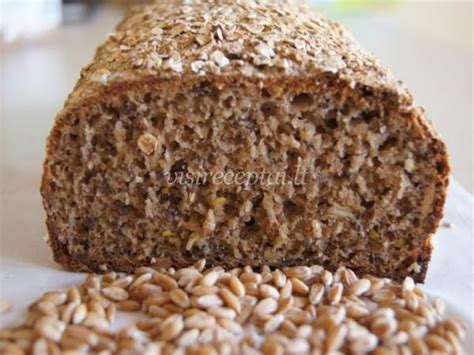 Duonos ingredientai: ruginių miltų maišas, sėklos, medus, kefyras