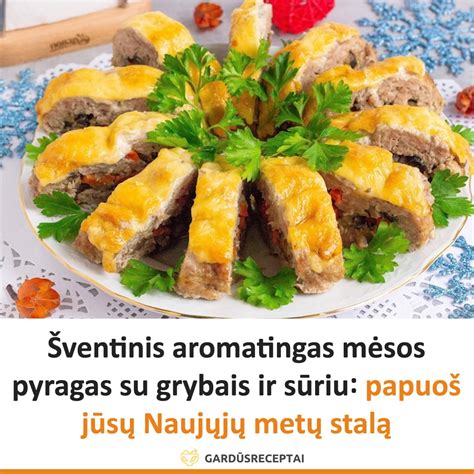 Mėsos pyragas su sūriu