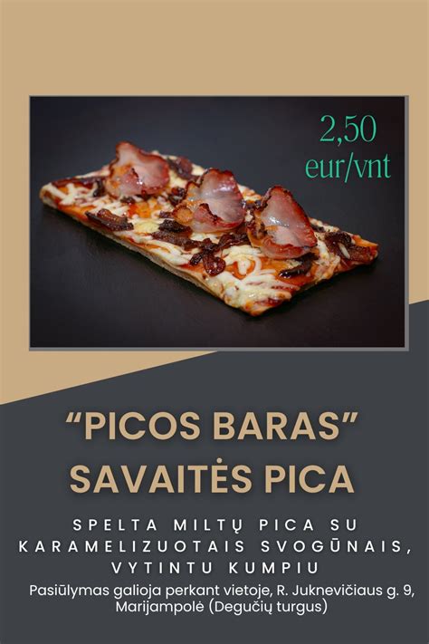 Sveikesnės picos „Picos bare“ Marijampolėje