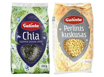 Įvairių rūšių kuskusas