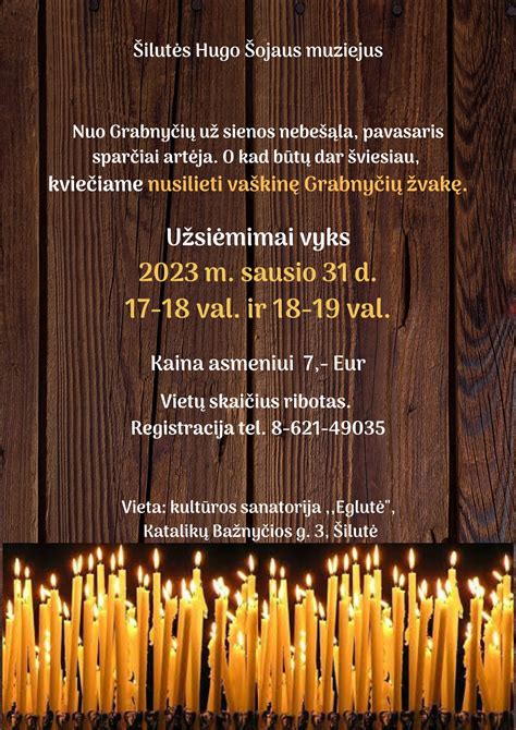 Pašventintos žvakės Grabnyčių dieną