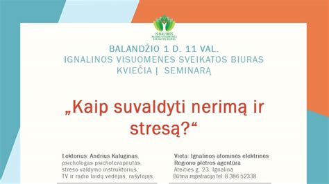 Žmogus jaučia nerimą ir stresą