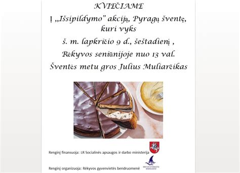 Pyragų dienos simbolika ir skanumynai