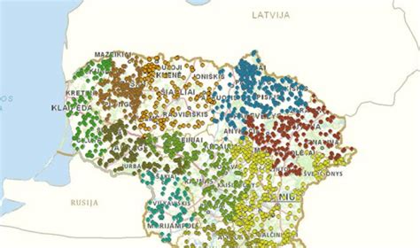 Lietuvos ekologinių ūkių žemėlapis