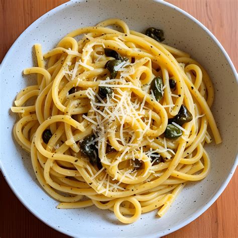 Cacio e pepe - sūrio ir pipirų makaronai