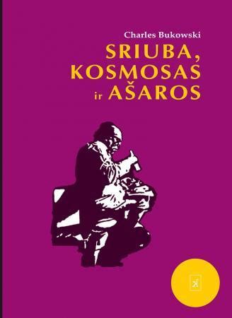 Charleso Bukowskio portretas su knyga 