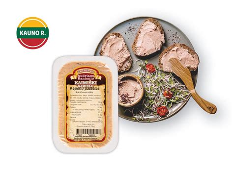 Virtas bajorų paštetas ir jo ingredientai