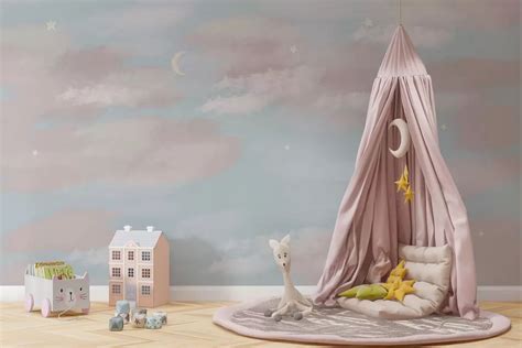 Dangus su žvaigždėmis ir mėnuliu