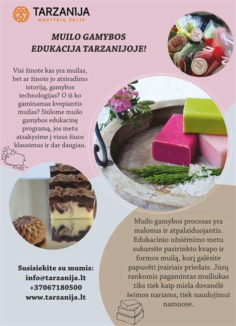Brandinto muilo gamybos ir ingredientų infografika