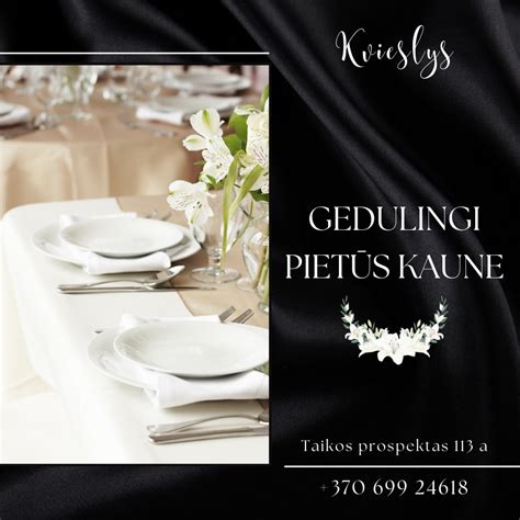 Virtualių gedulingų pietų organizavimas